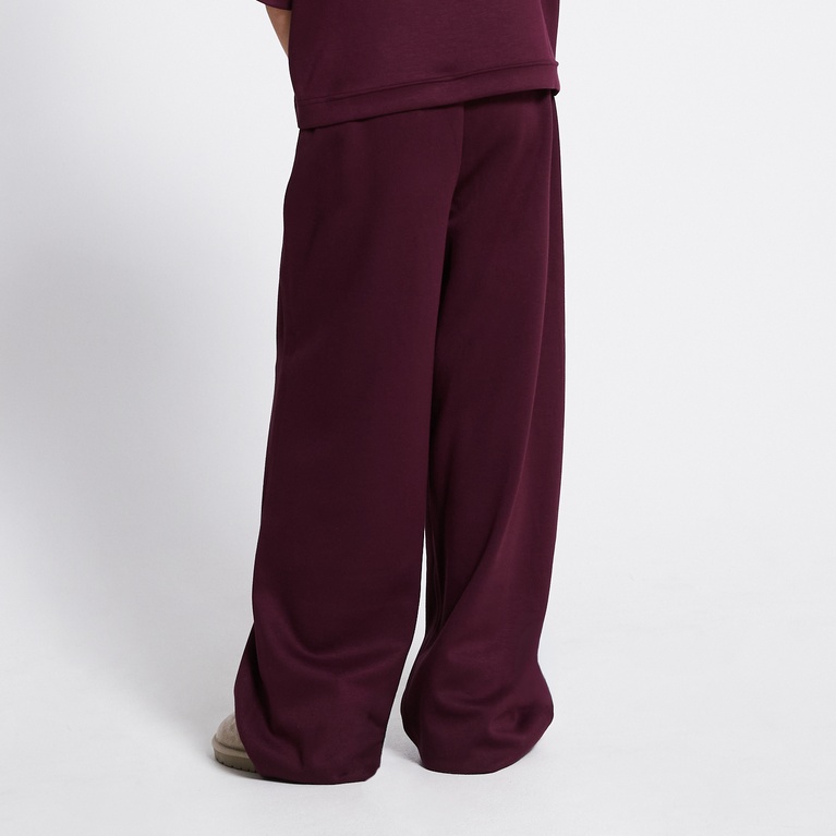 Soft lounge pants "Alma star" Light Burgundy
